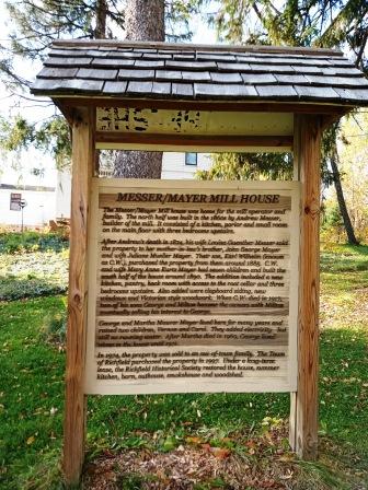 Informational Sign for Mill House